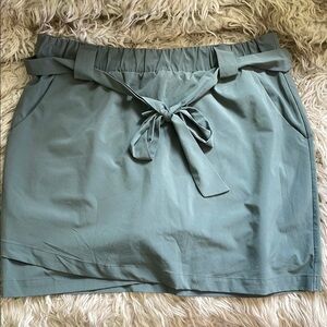 Athleta Green Skirt with Belt